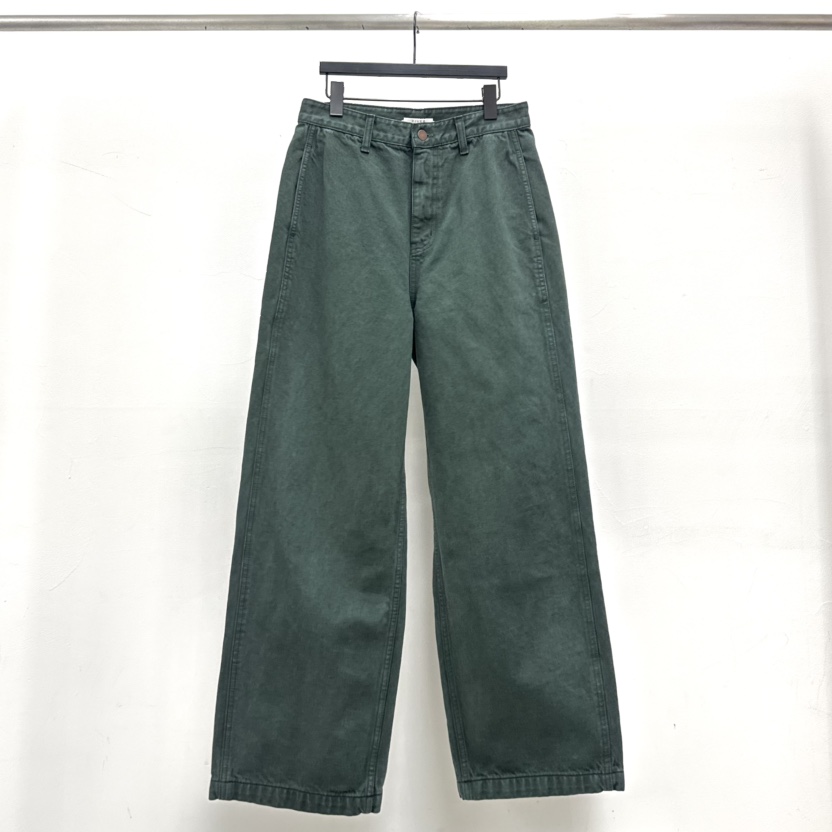 WATER/RIVER東大門直郵26秋冬高腰闊腿休閑褲闊腿褲口袋高腰紐WATER/RIVER休閑褲圖色2
