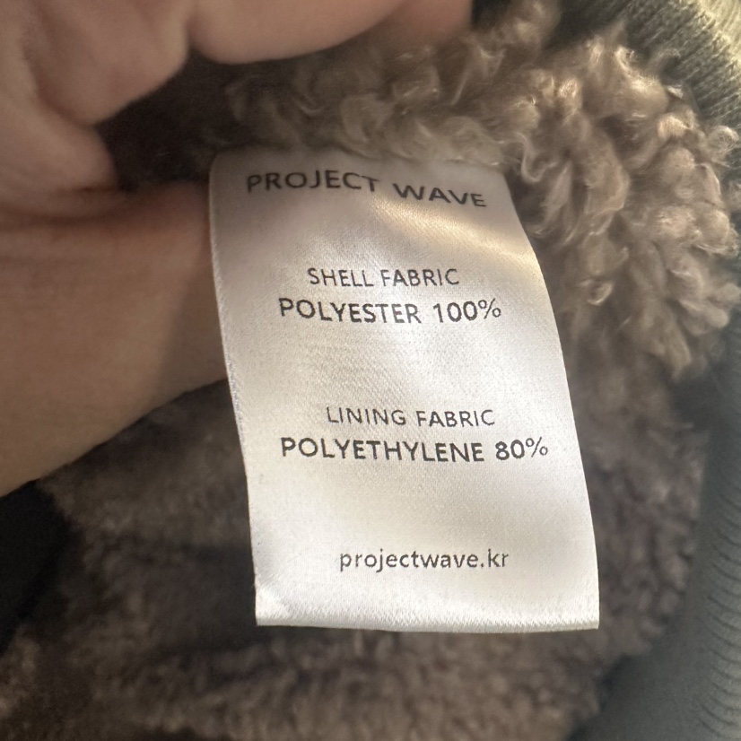 PROJECT WAVE東大門直郵26秋冬短款毛內里夾克拉鏈內里是毛的PROJECT WAVE夾克