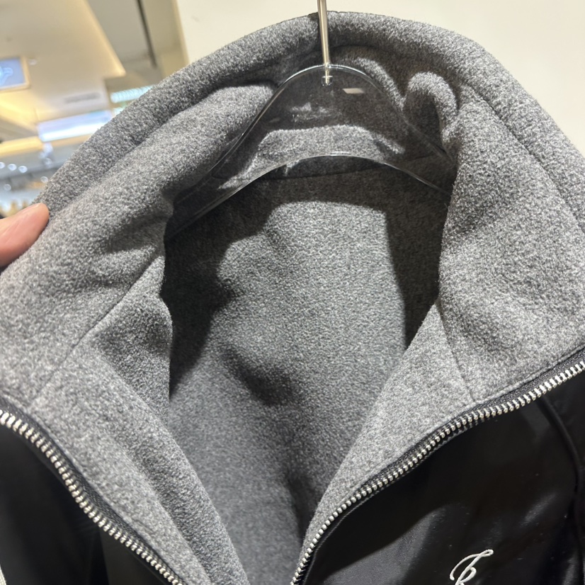 TOPDRESSING韓國代購26秋冬立領短款兩面穿夾克拉鏈開合里外穿TOPDRESSING夾克