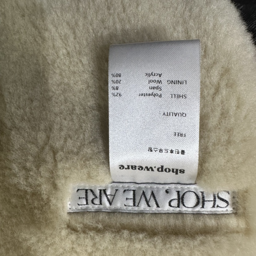 SHOP_WE ARE韓國代購26秋冬連帽毛絨中長大衣中長款大衣口袋毛SHOP_WE ARE中長款大衣