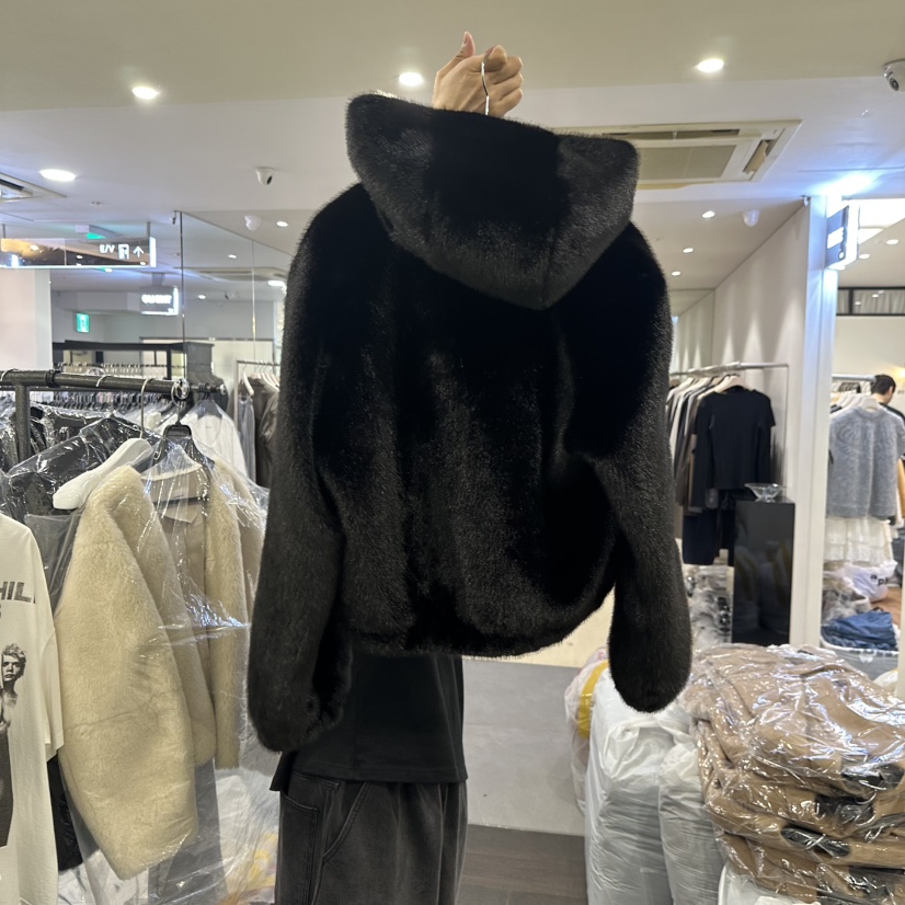 OUTFIT/SOAP AMD WATER韓國直郵26秋冬連帽毛絨夾克拉鏈開合連OUTFIT/SOAP AMD WATER夾克