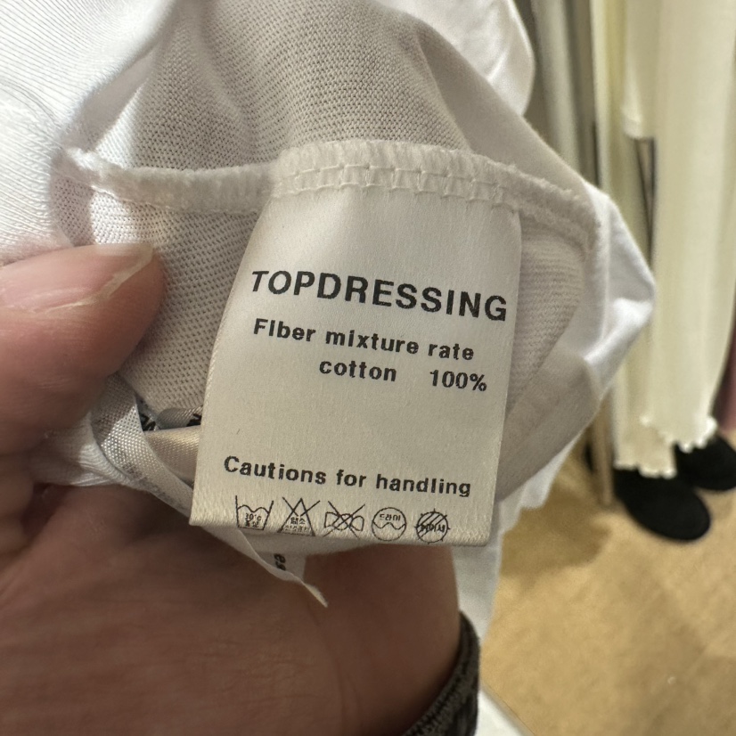 TOPDRESSING東大門直郵26秋冬破洞印花寬松T恤染色破洞落肩寬TOPDRESSINGT恤