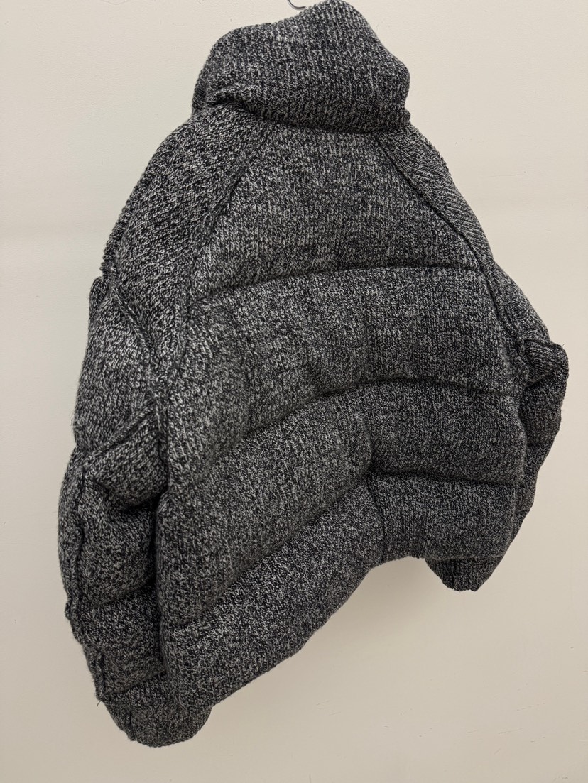 CM_centimeter東大門代購26秋冬短款針織羽絨外套短款羽絨服立CM_centimeter短款羽絨服