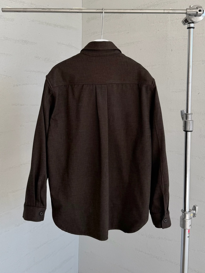 URBANE cloth東大門直郵26秋冬加絨落肩襯衫蕾絲衫單排扣毛絨URBANE cloth襯衫/蕾絲衫