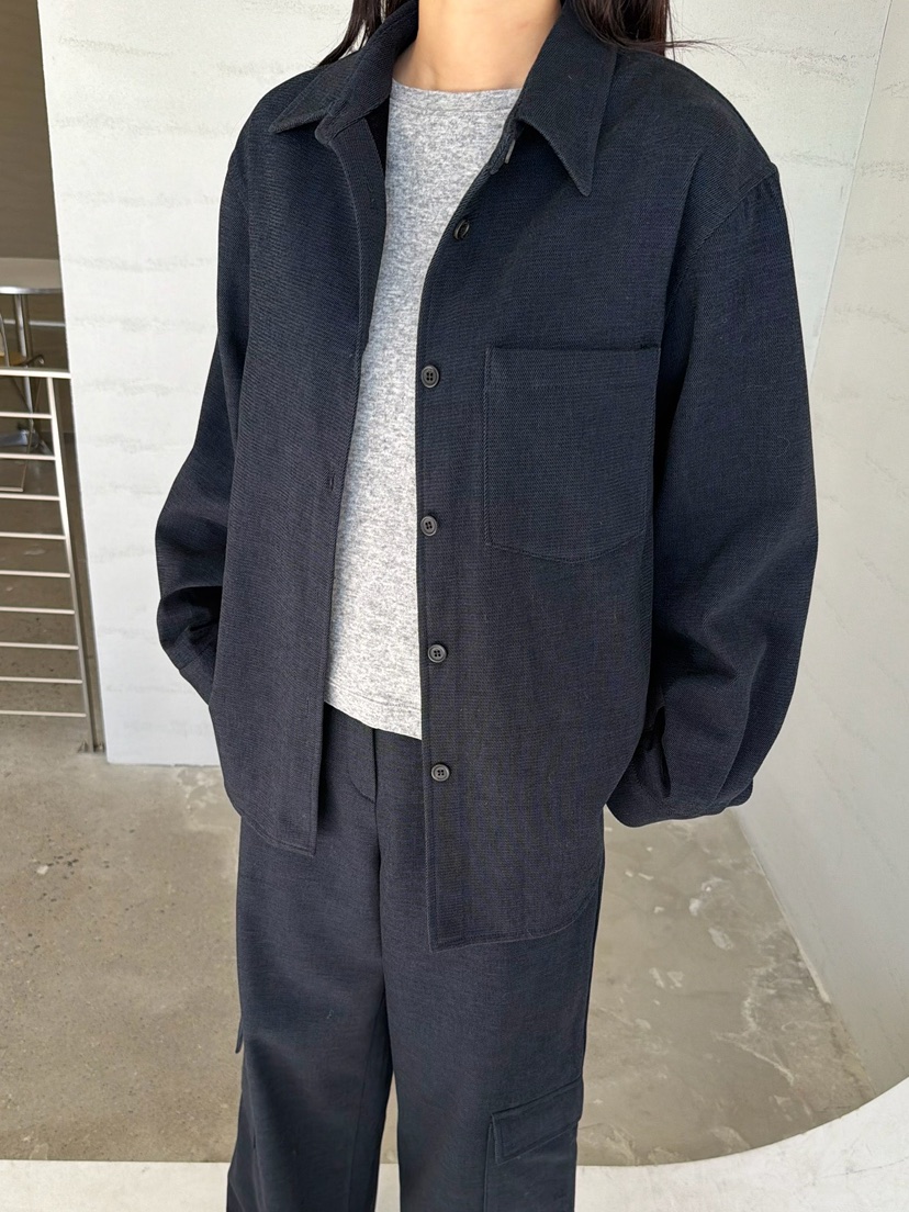URBANE cloth東大門直郵26秋冬加絨落肩襯衫蕾絲衫單排扣毛絨URBANE cloth襯衫/蕾絲衫