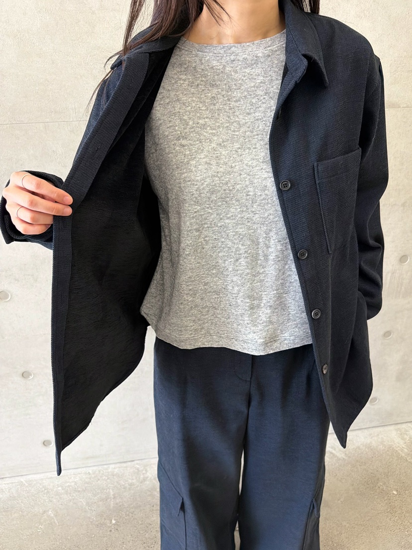 URBANE cloth東大門直郵26秋冬加絨落肩襯衫蕾絲衫單排扣毛絨URBANE cloth襯衫/蕾絲衫