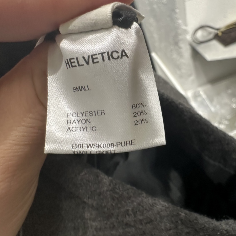 HELVETICA東大門實拍26秋冬直筒中裙 通勤簡約半身裙中短裙斜HELVETICA半身裙/中短裙