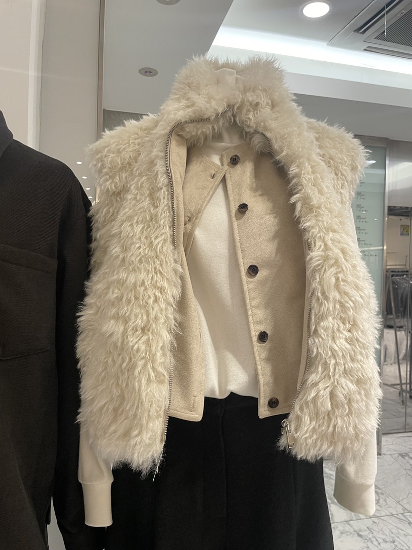 URBANE cloth韓國代購26秋冬毛絨立領層疊馬甲立領疊穿無袖URBANE cloth馬甲