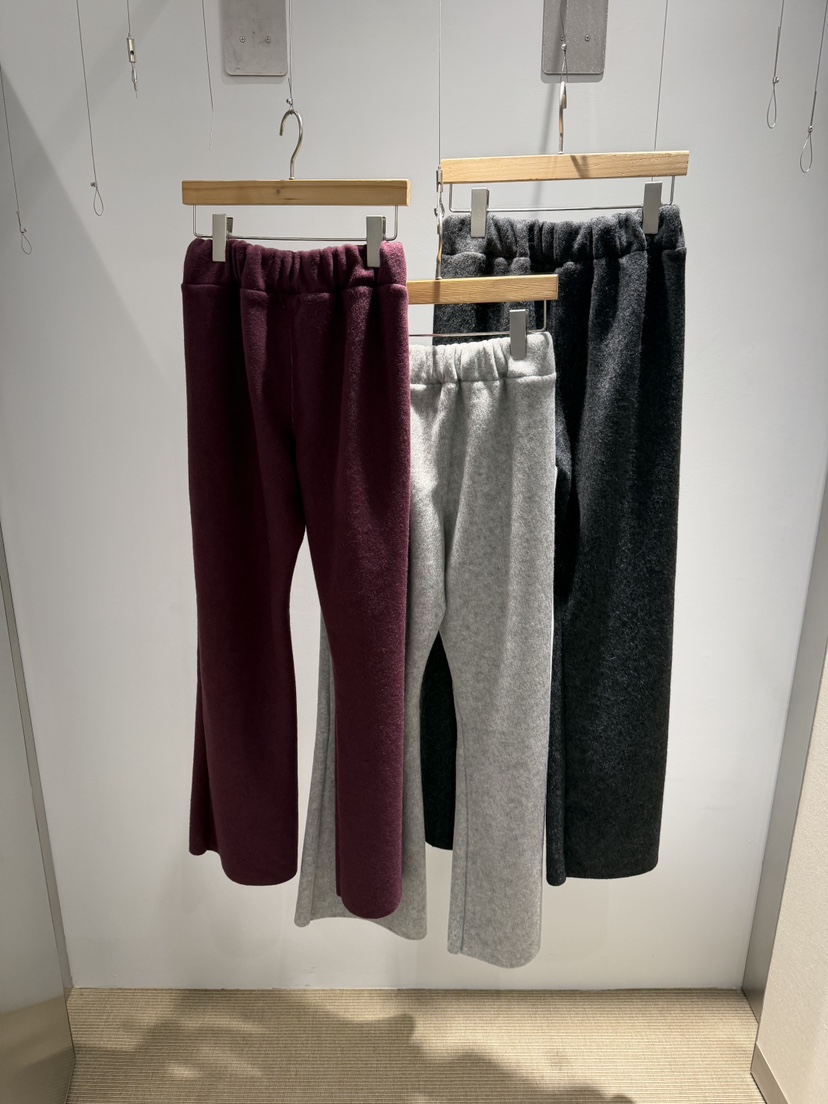 SELECT MARKET韓國代購26秋冬毛松緊腰喇叭褲休閑褲喇叭SELECT MARKET休閑褲