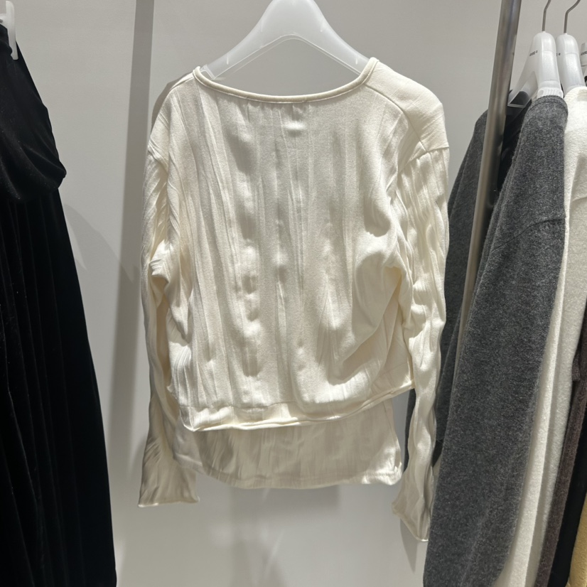 ARCHIVEPIECE TAG東大門實拍26秋冬褶皺兩件套套裝袖口卷邊兩ARCHIVEPIECE TAG套裝