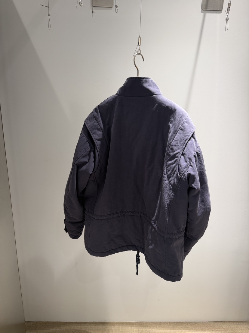 SELECT MARKET韓國直郵26秋冬工裝夾棉立領夾克水洗棉質口袋工SELECT MARKET夾克