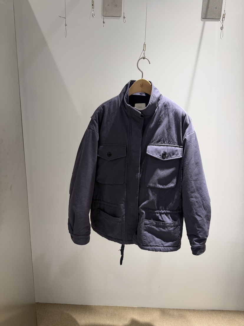 SELECT MARKET韓國直郵26秋冬工裝夾棉立領夾克水洗棉質口袋工SELECT MARKET夾克圖色2