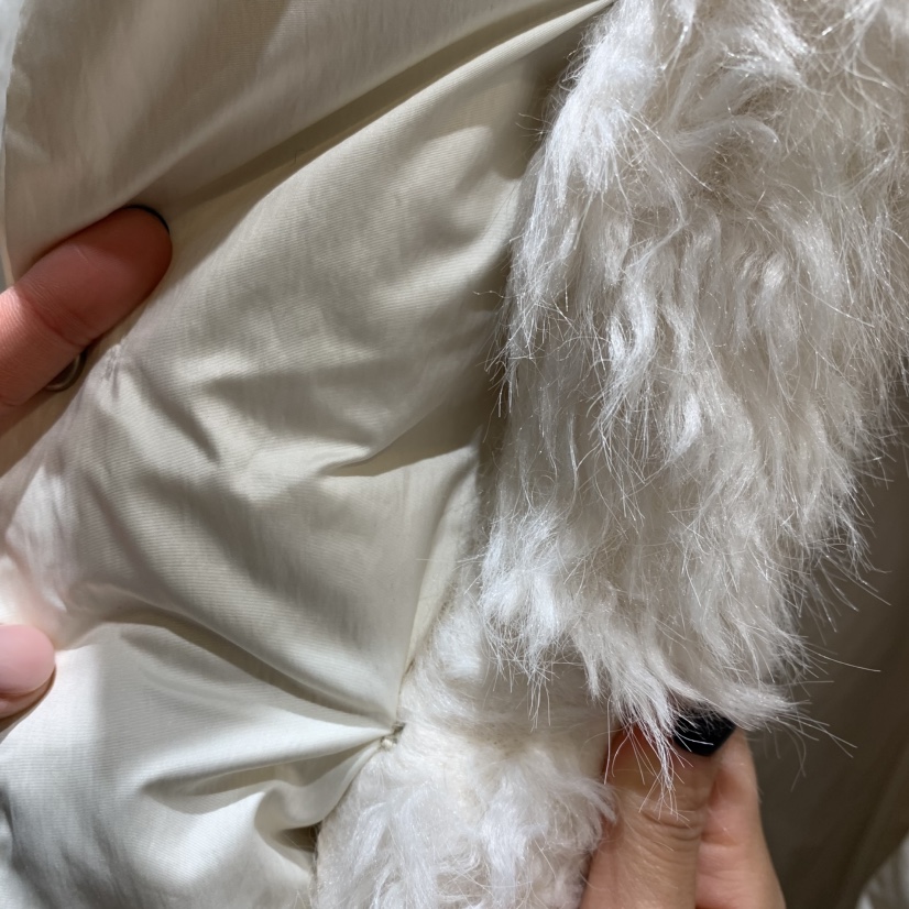 TEMPTING韓國直郵26秋冬毛領廓形羽絨服長款羽絨服口袋毛皮立TEMPTING長款羽絨服