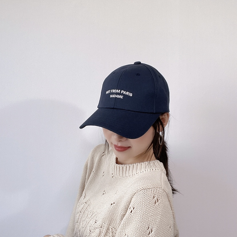 LOVELY HAT韓國代購26秋冬字母刺繡棒球帽 日常休閑帽子LOVELY HAT帽子