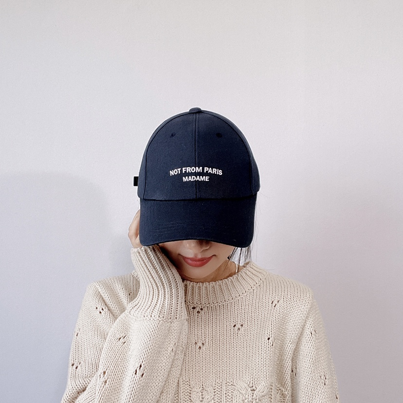 LOVELY HAT韓國代購26秋冬字母刺繡棒球帽 日常休閑帽子LOVELY HAT帽子