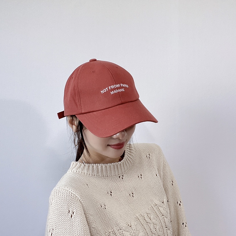 LOVELY HAT韓國代購26秋冬字母刺繡棒球帽 日常休閑帽子LOVELY HAT帽子