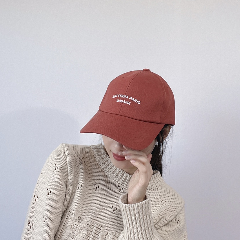 LOVELY HAT韓國代購26秋冬字母刺繡棒球帽 日常休閑帽子LOVELY HAT帽子