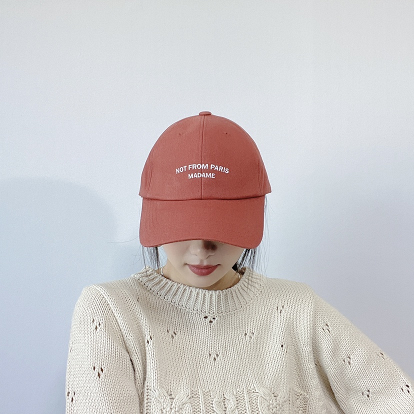 LOVELY HAT韓國代購26秋冬字母刺繡棒球帽 日常休閑帽子LOVELY HAT帽子