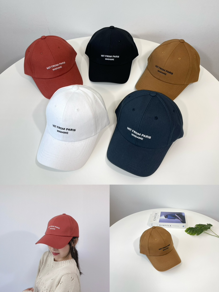 LOVELY HAT韓國代購26秋冬字母刺繡棒球帽 日常休閑帽子LOVELY HAT帽子