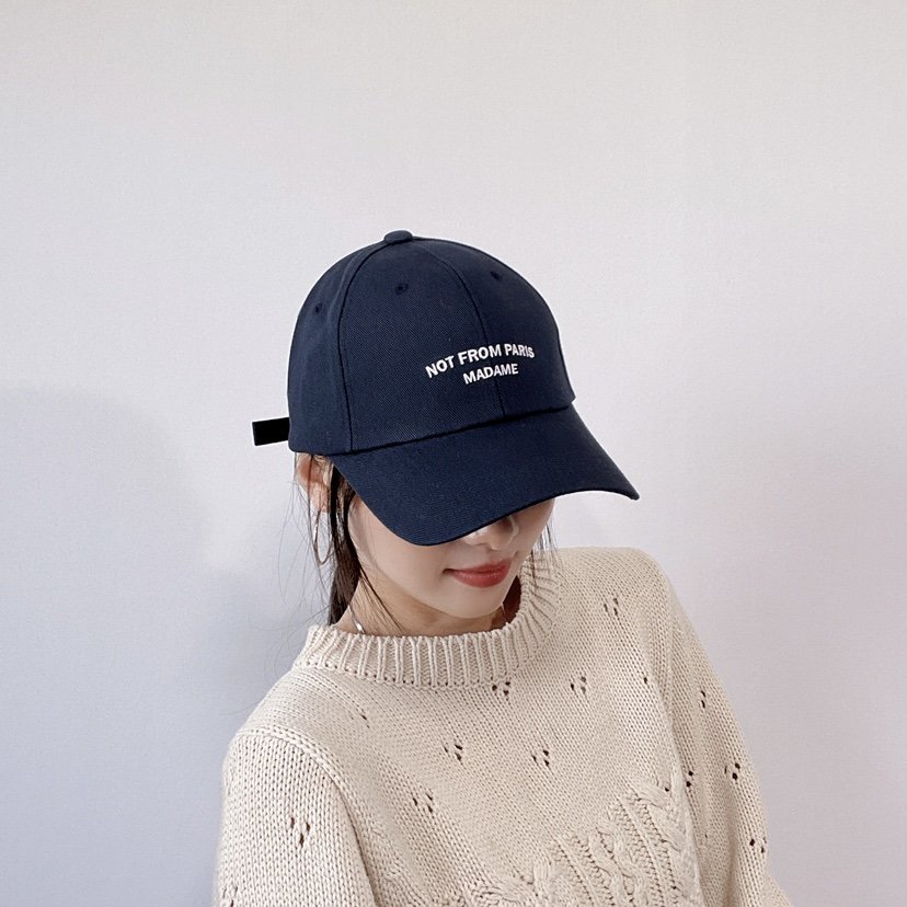 LOVELY HAT韓國代購26秋冬字母刺繡棒球帽 日常休閑帽子LOVELY HAT帽子圖色2