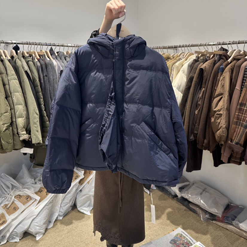 SELF SERVICE/MASOF東大門代購26秋冬短款連帽羽絨服短款羽絨SELF SERVICE/MASOF短款羽絨服圖色3