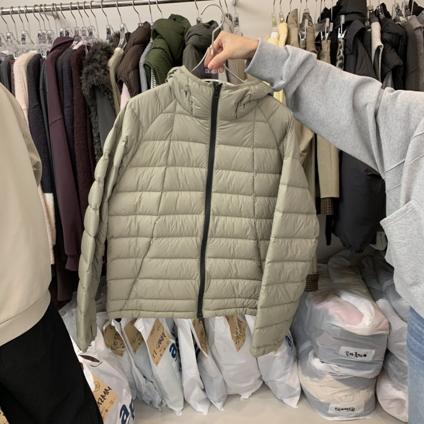 SEeD-SOBORO韓國代購26秋冬短款連帽輕量鴨絨羽絨服短款羽絨服SEeD-SOBORO短款羽絨服圖色1