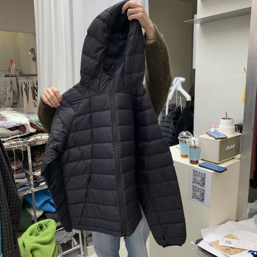 SEeD-SOBORO韓國代購26秋冬短款連帽輕量鴨絨羽絨服短款羽絨服SEeD-SOBORO短款羽絨服圖色3