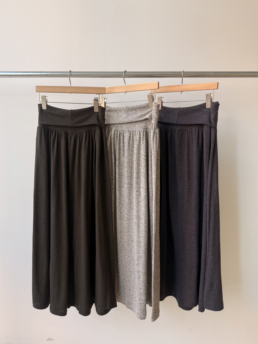 TAFFETA/MURET/ROBERTI東大門代購26秋冬高腰褶皺長裙半身裙中TAFFETA/MURET/ROBERTI半身裙/中短裙