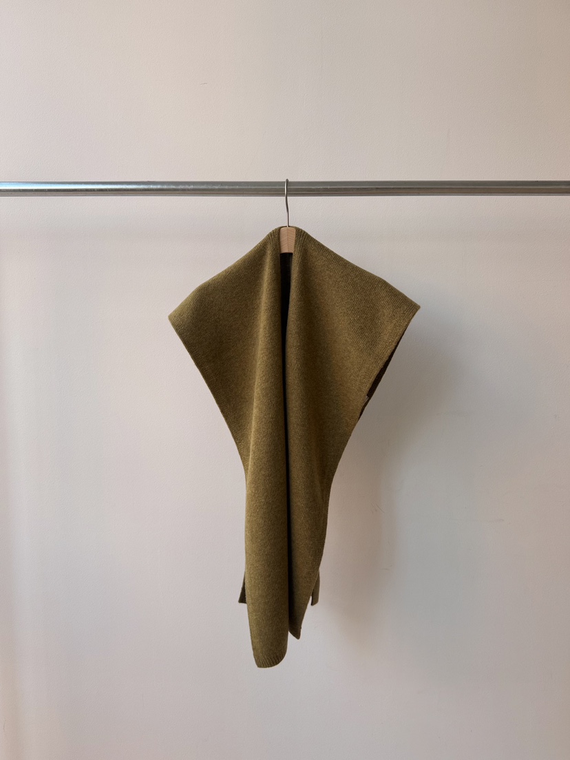 TAFFETA/MURET/ROBERTI韓國代購26秋冬針織披肩圍巾披肩垂墜圍TAFFETA/MURET/ROBERTI圍巾/披肩圖色2