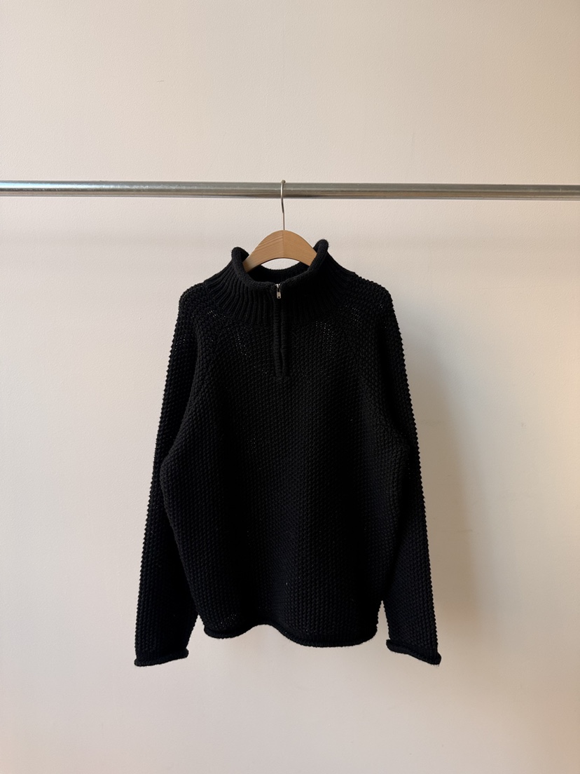 TAFFETA/MURET/ROBERTI東大門實拍26秋冬半拉鏈立領毛衣半拉鏈TAFFETA/MURET/ROBERTI毛衣圖色2