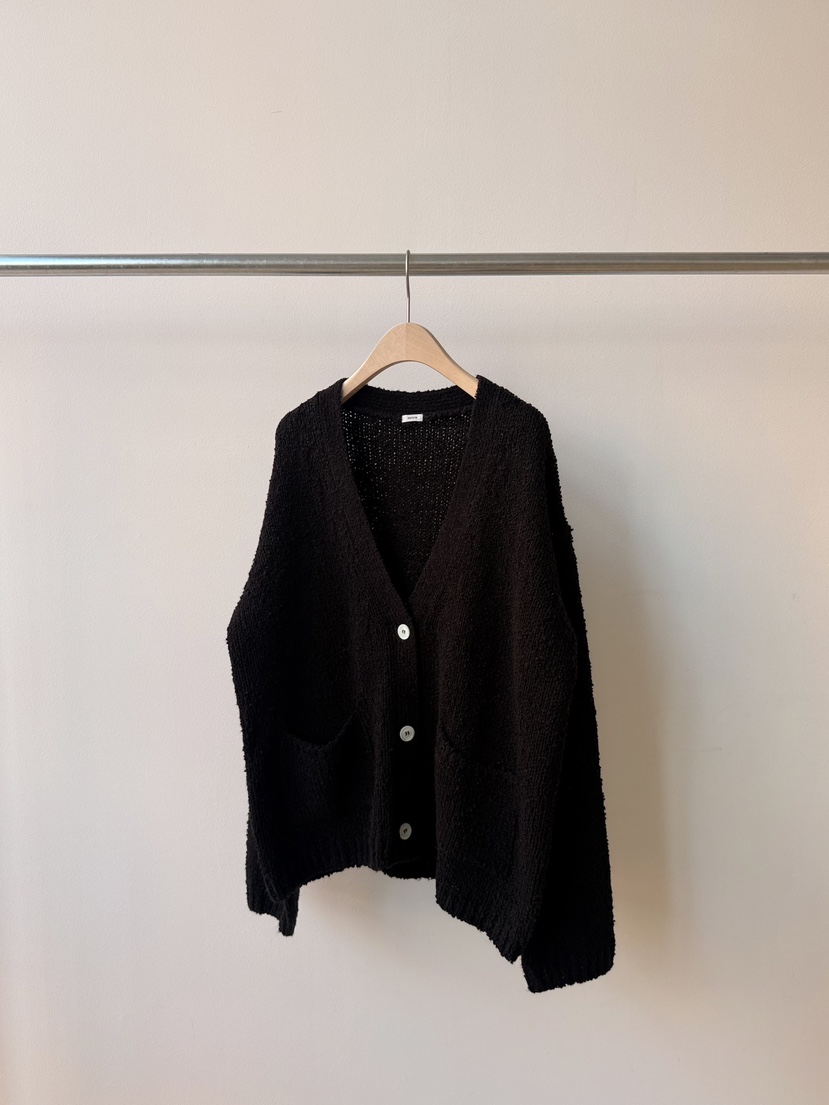 TAFFETA/MURET/ROBERTI東大門實拍26秋冬寬松V領針織開衫單排TAFFETA/MURET/ROBERTI開衫圖色2