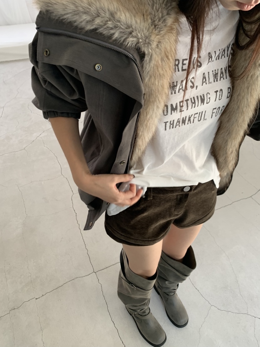PLO_VER東大門實拍女裝新款熱賣人氣真品短款羽絨服復古絎縫PLO_VER短款羽絨服