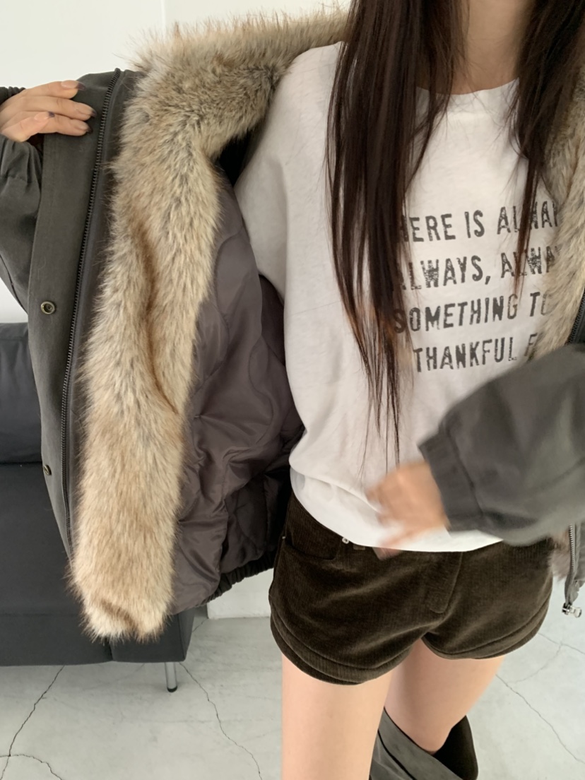 PLO_VER東大門實拍女裝新款熱賣人氣真品短款羽絨服復古絎縫PLO_VER短款羽絨服