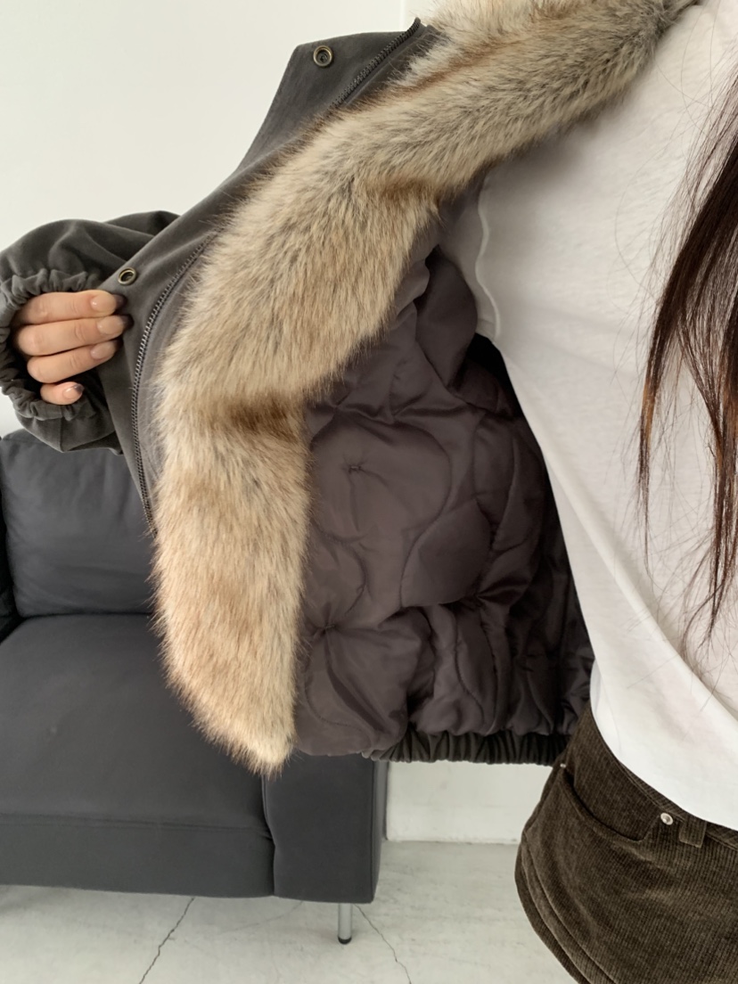 PLO_VER東大門實拍女裝新款熱賣人氣真品短款羽絨服復古絎縫PLO_VER短款羽絨服