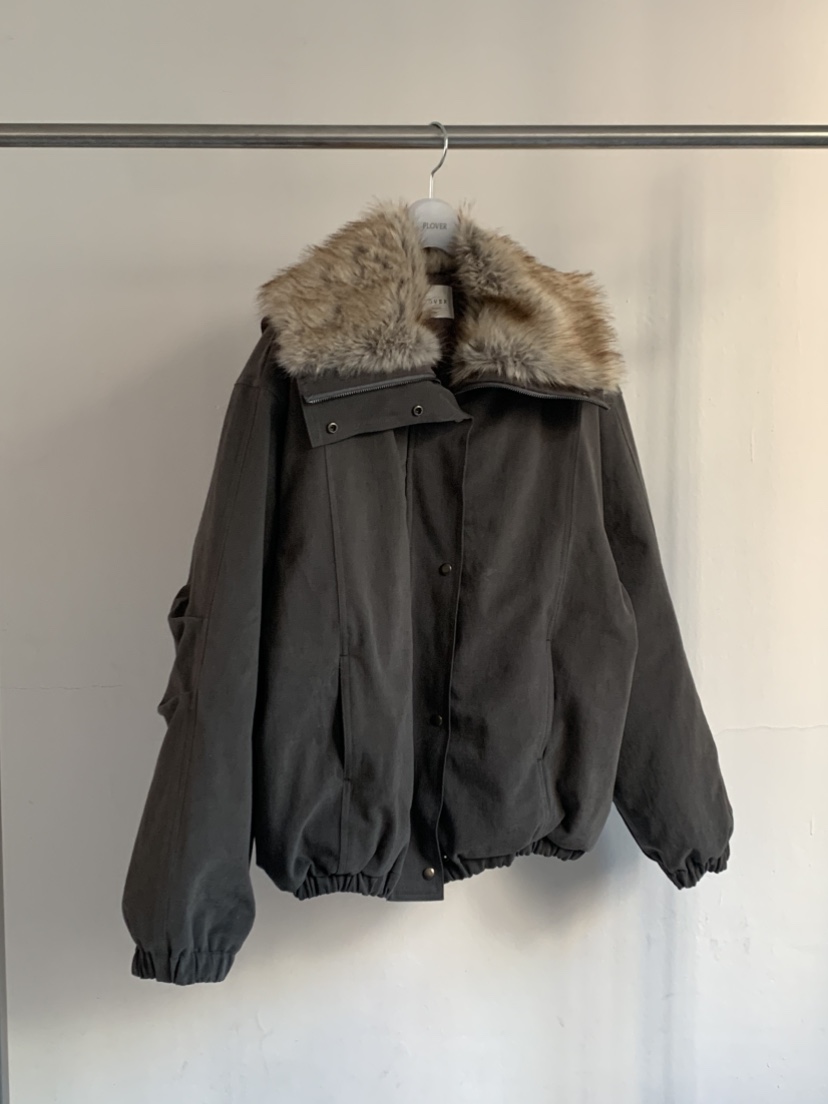 PLO_VER東大門實拍女裝新款熱賣人氣真品短款羽絨服復古絎縫PLO_VER短款羽絨服圖色1