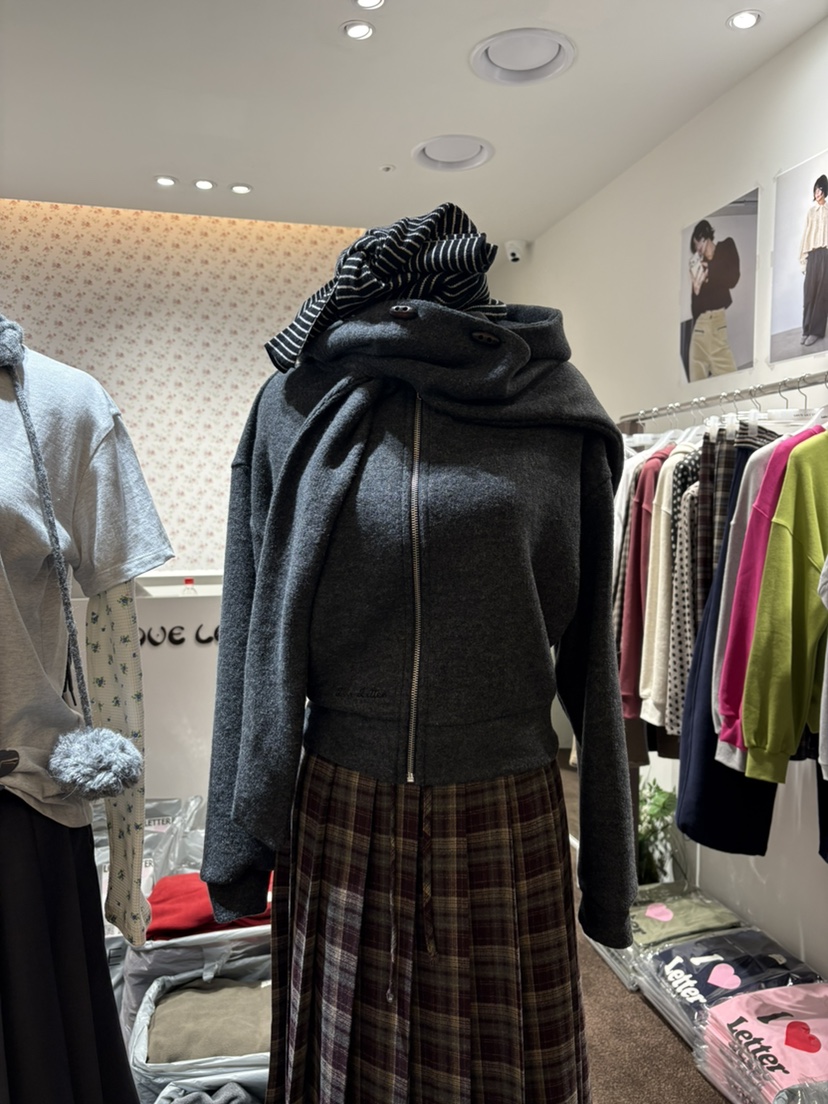 LOVE LETTER韓國代購女裝新款時尚推薦真品休閑人氣開衫LOVE LETTER開衫圖色2