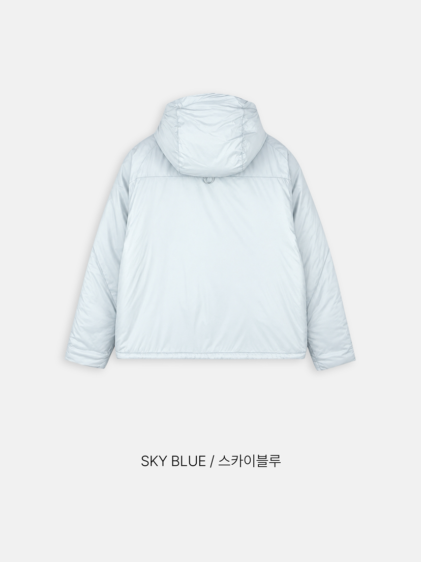 WOOGIE東大門代購26秋冬連帽短款棉服男女同款拉鏈開合羽絨服WOOGIE短款棉服