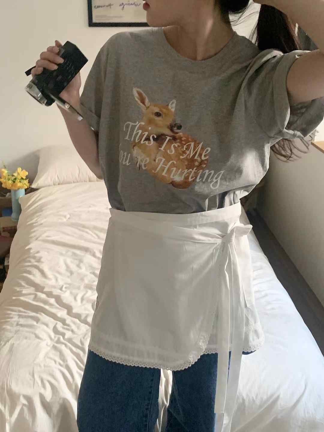 CALLMYNAME韓國直郵東大門實拍女裝新款24春夏熱賣職業T恤Call my nameT恤