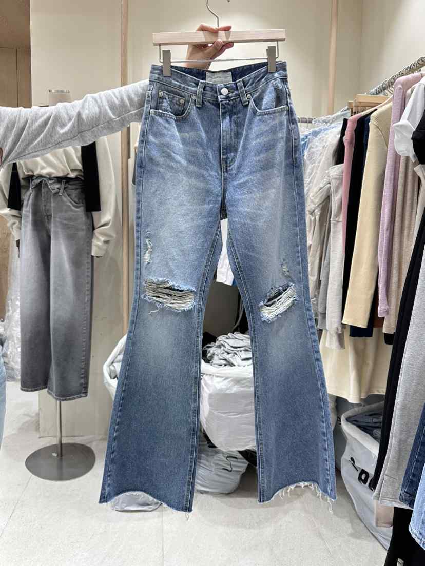 VINTAGE VIBE直郵韓國代購女裝新品人氣真品熱賣休閑牛仔褲VINTAGE VIBE牛仔褲