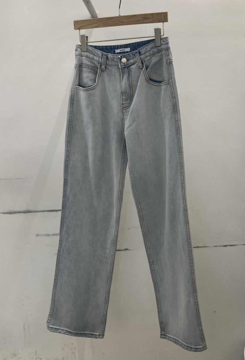 MOIBLE韓國直郵東大門代購女裝新品24春夏時尚牛仔褲牛仔布EST_牛仔褲