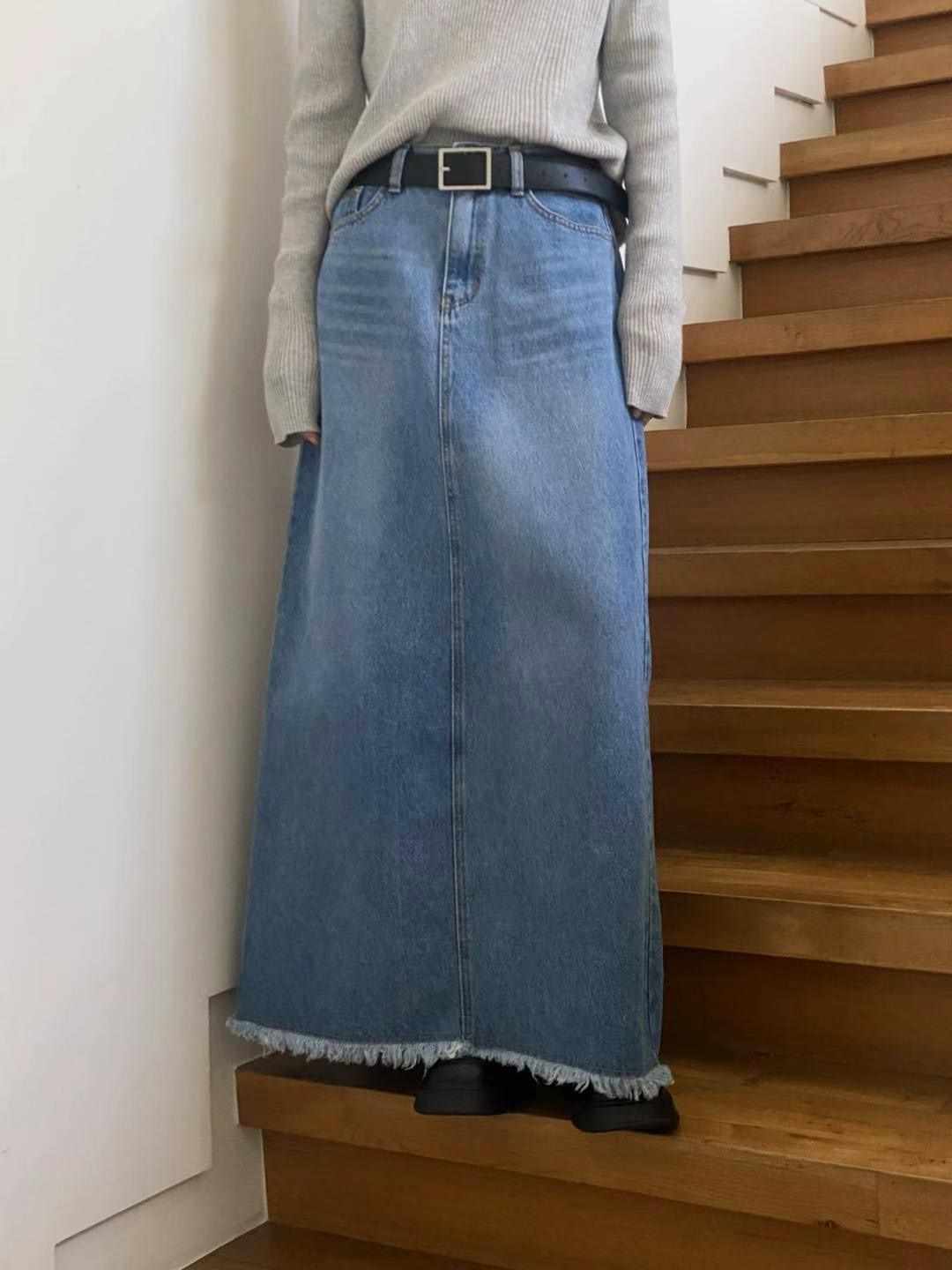 NEAR LEAP韓國直郵東大門實拍女裝新品熱賣24春夏時尚長裙NEAR LEAP長裙