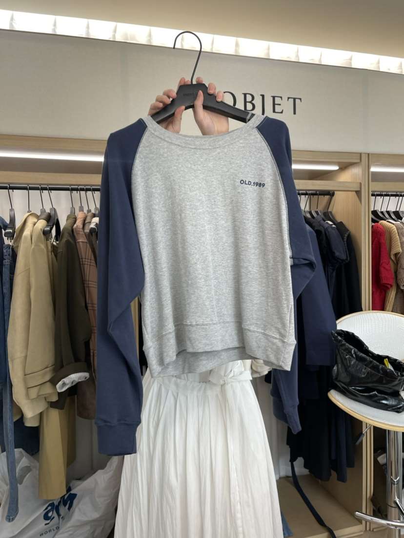 OBJET韓國直郵東大門實拍女裝新品推薦休閑真品人氣長袖T恤love us u/OBJET長袖T恤