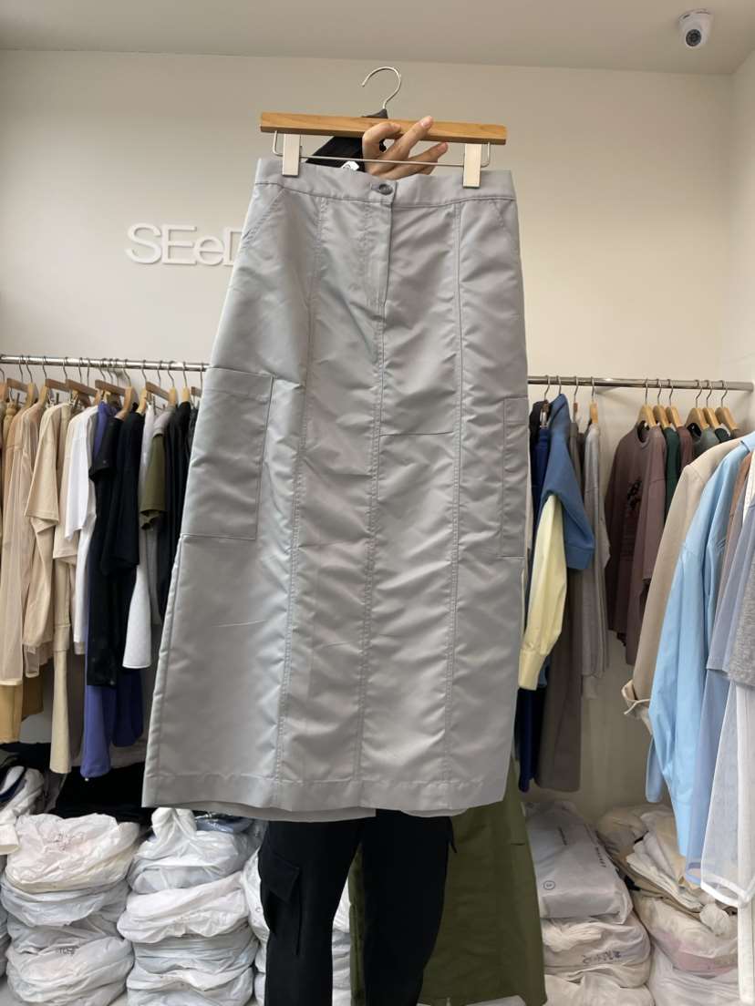 SEeD/SOBORO韓國直郵東大門實拍女裝新品推薦人氣休閑長裙SEeD/LEESEED長裙