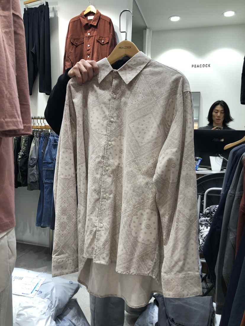 PEACOCK-男裝韓國直郵女裝新品時尚熱賣職業人氣襯衫蕾絲衫PEACOCK-男裝襯衫/蕾絲衫