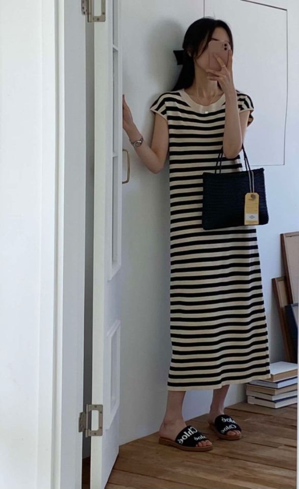 DORI直郵韓國代購女裝新款休閑熱賣職業真品24春夏連衣裙OURR連衣裙