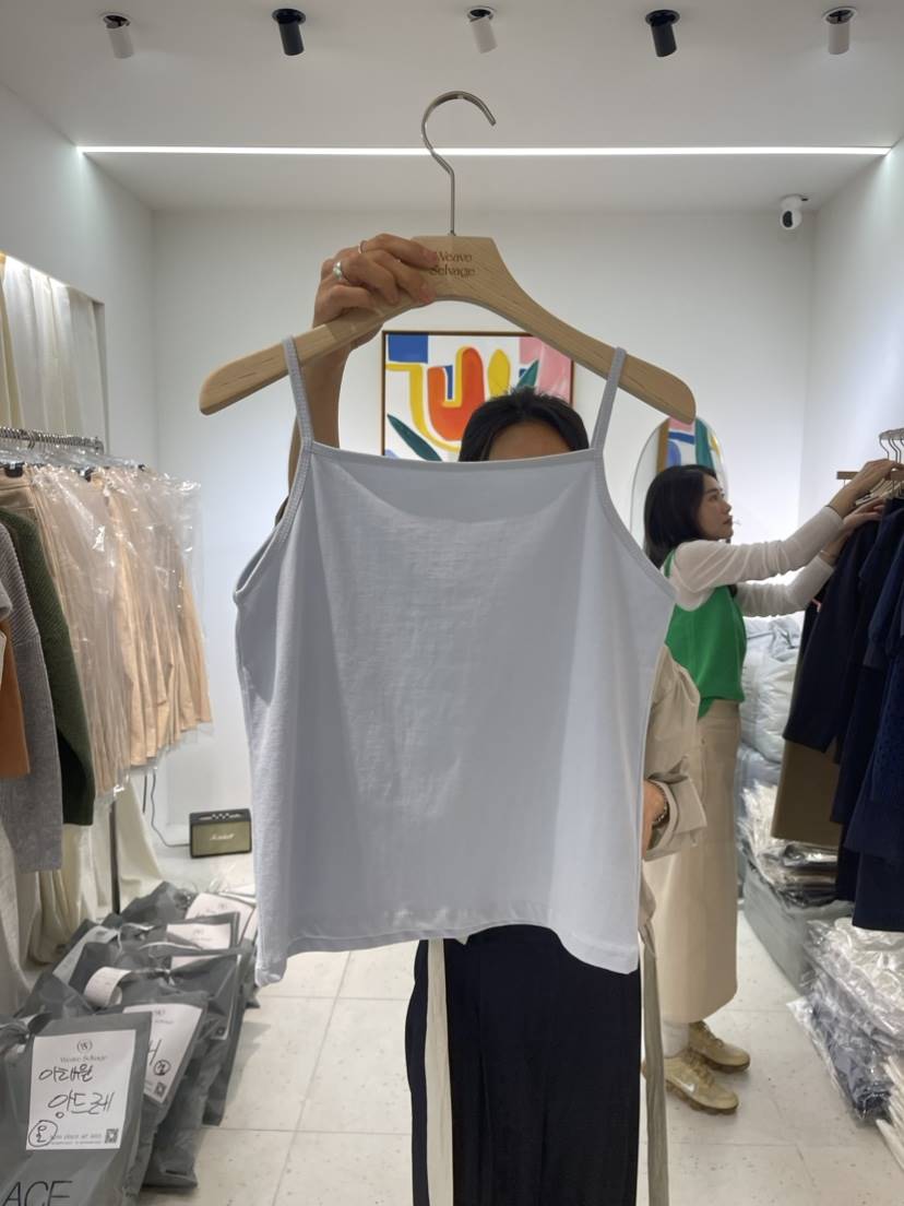 WEAUE SELVAGE直郵韓國代購女裝新款時尚真品熱賣吊帶背心WEAUE SELVAGE吊帶/背心