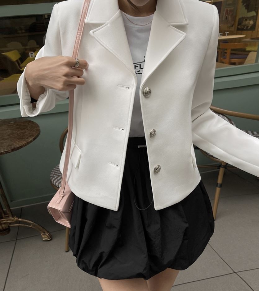 LEA韓國直郵東大門實拍女裝新品職業時尚休閑熱賣人氣24春夏夾克이향夾克