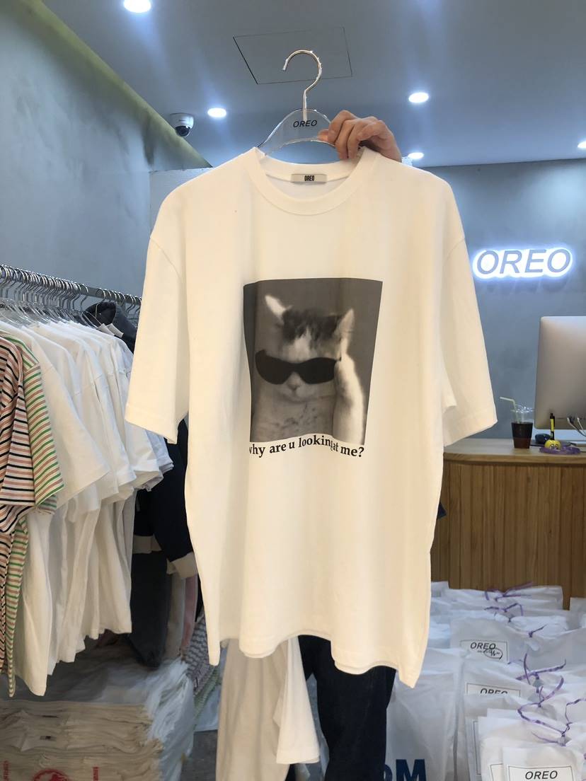 OREO-男裝直郵韓國代購女裝新品真品推薦熱賣時尚24春夏T恤OREOT恤