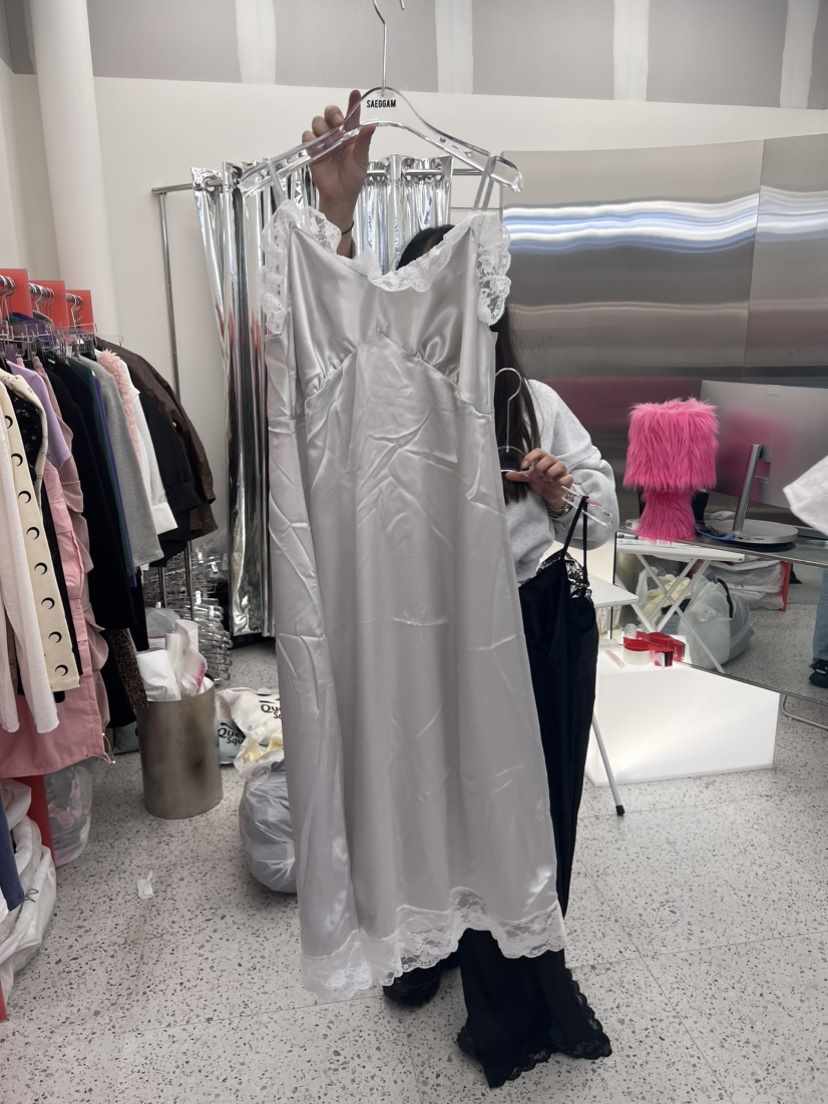 SAEGGAM韓國直郵東大門實拍女裝新品推薦熱賣休閑24春夏連衣裙SAEGGAM連衣裙