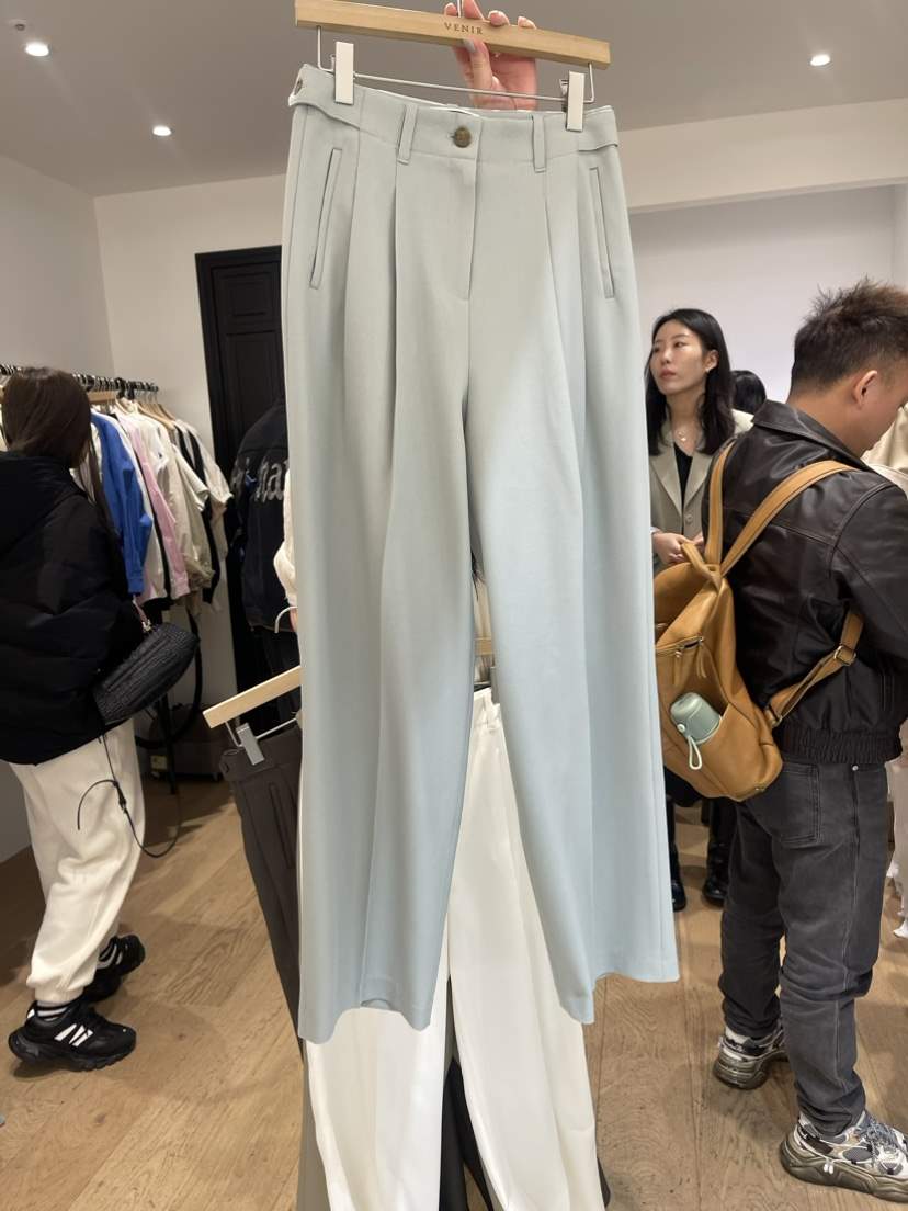 VENIR韓國直郵女裝新品休閑職業熱賣人氣真品時尚24春夏休閑褲VENIR-a休閑褲